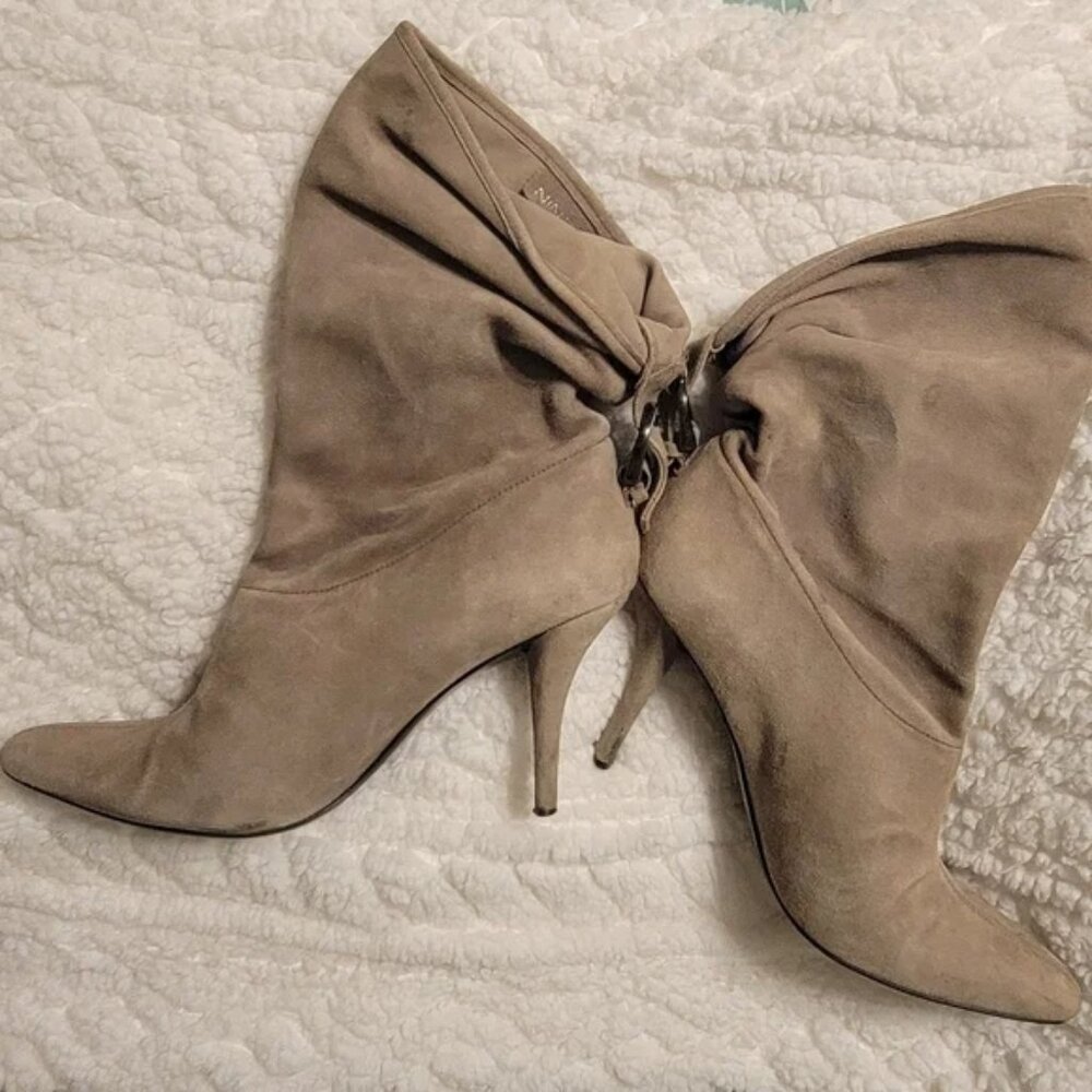 GUC Nine West slouchy heeled boots